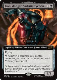 Iron Monger, Sadistic Tycoon (Extended Art) - Commander: Marvel Super Heroes - R - 350