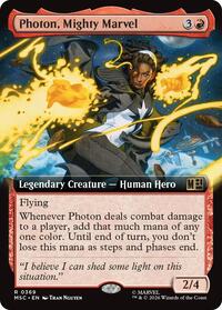 Photon, Mighty Marvel (Extended Art) - Commander: Marvel Super Heroes - R - 369