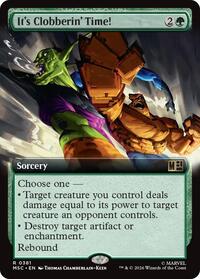 It's Clobberin' Time! (Extended Art) - Commander: Marvel Super Heroes - R - 381