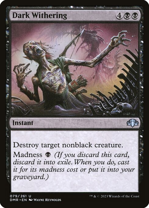 Dark Withering - Dominaria Remastered - U - 79
