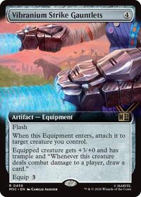 Vibranium Strike Gauntlets (Extended Art) - Commander: Marvel Super Heroes - R - 459
