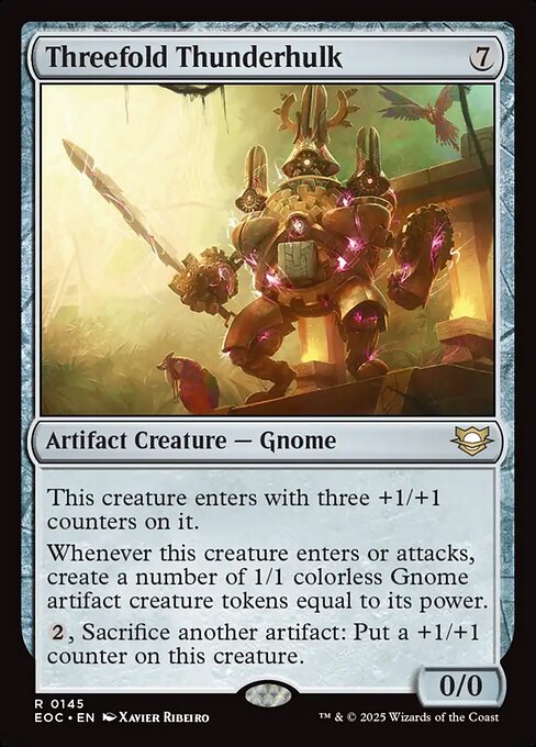 Threefold Thunderhulk - Commander: Edge of Eternities - R - 145