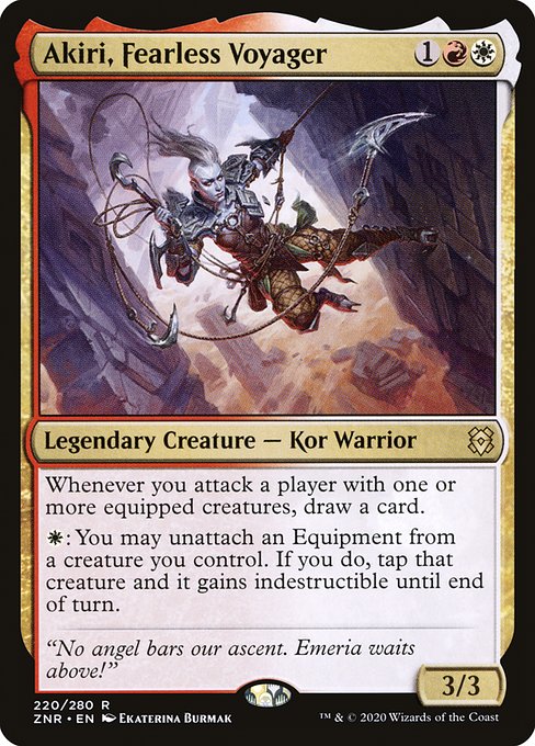 Akiri, Fearless Voyager - Promo Pack: Zendikar Rising - R - 220