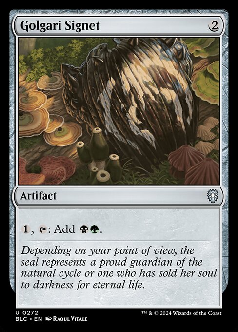Golgari Signet - Commander: Bloomburrow - U - 272