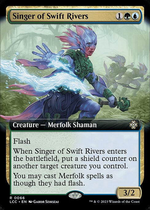 Singer of Swift Rivers (Extended Art) - Commander: The Lost Caverns of Ixalan - R - 66