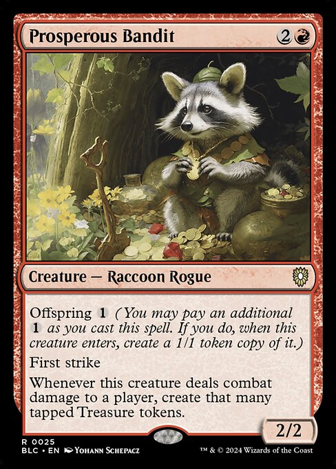 Prosperous Bandit - Commander: Bloomburrow - R - 25