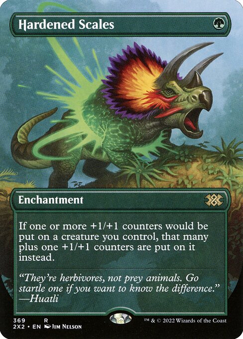 Hardened Scales (Borderless) - Double Masters 2022 - R - 369