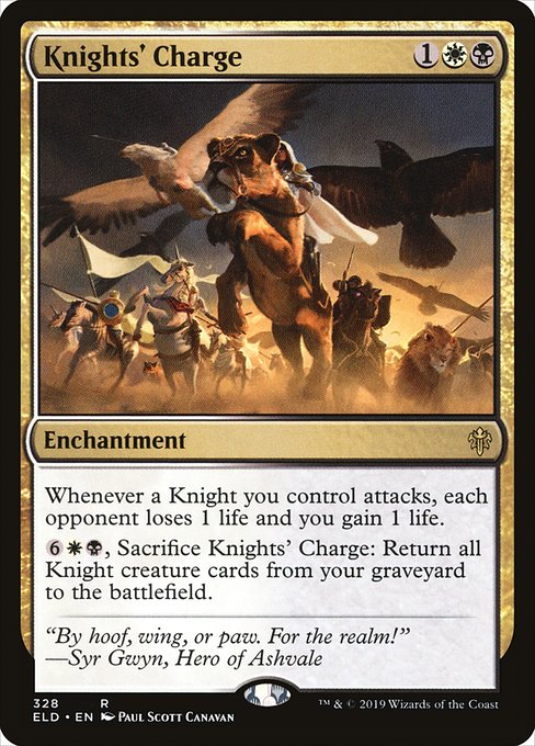 Knights' Charge - Throne of Eldraine - R - 328