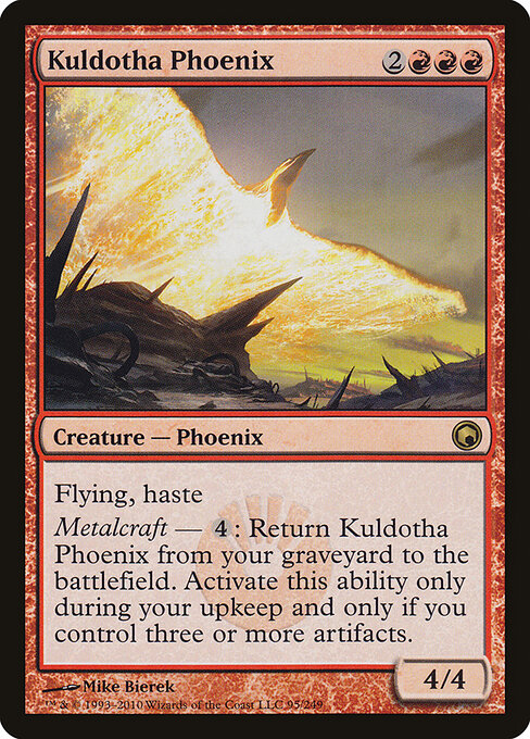 Kuldotha Phoenix - Scars of Mirrodin - R - 95