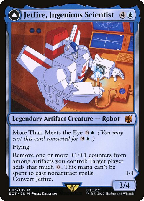 Jetfire, Ingenious Scientist - Universes Beyond: Transformers - M - 3