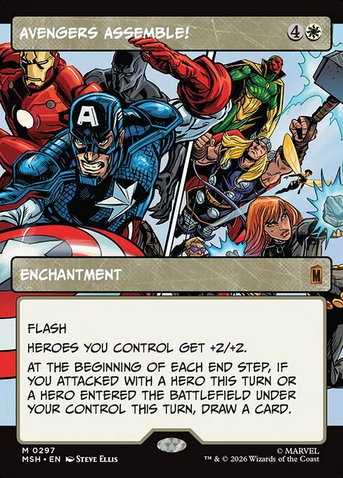 Avengers Assemble! (Borderless) (0297) - Marvel Super Heroes - M - 297