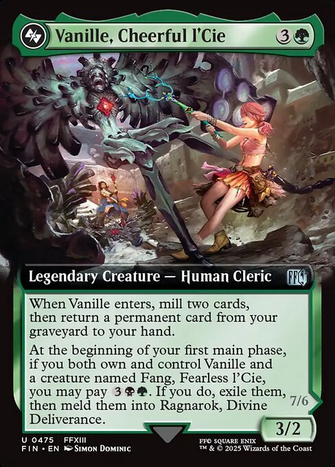 Vanille, Cheerful l'Cie (Extended Art) - FINAL FANTASY - U - 475
