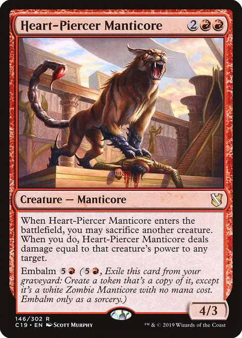 Heart-Piercer Manticore - Commander 2019 - R - 146