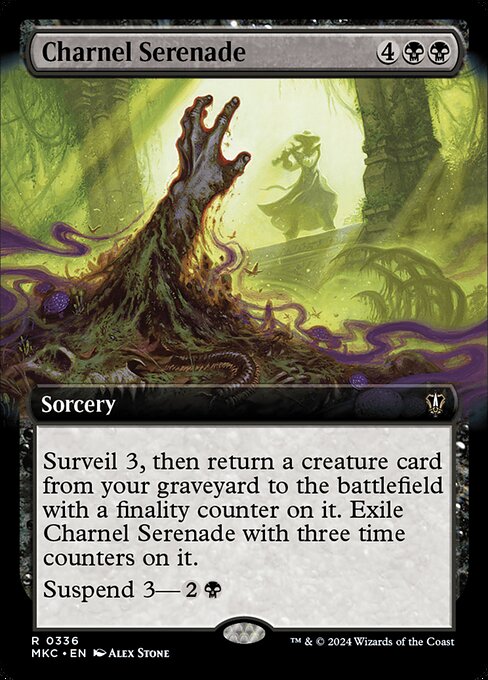 Charnel Serenade (Extended Art) - Commander: Murders at Karlov Manor - R - 336
