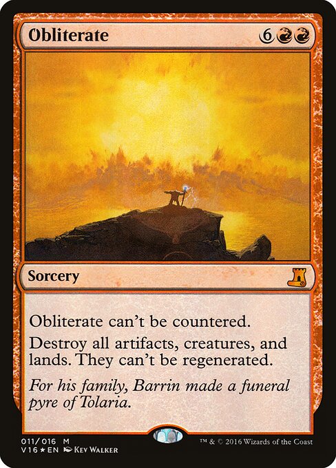 Obliterate - From the Vault: Lore - M - 11