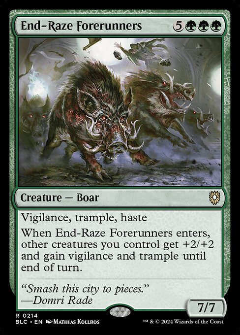 End-Raze Forerunners - Commander: Bloomburrow - R - 214
