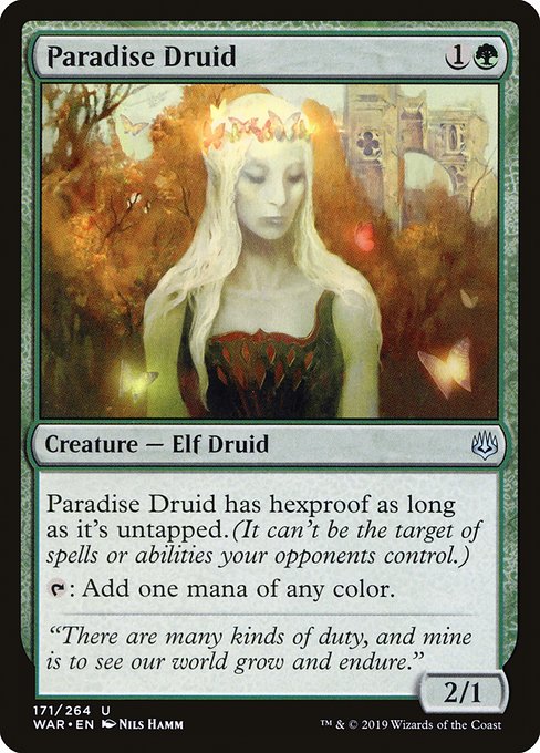 Paradise Druid - War of the Spark - U - 171