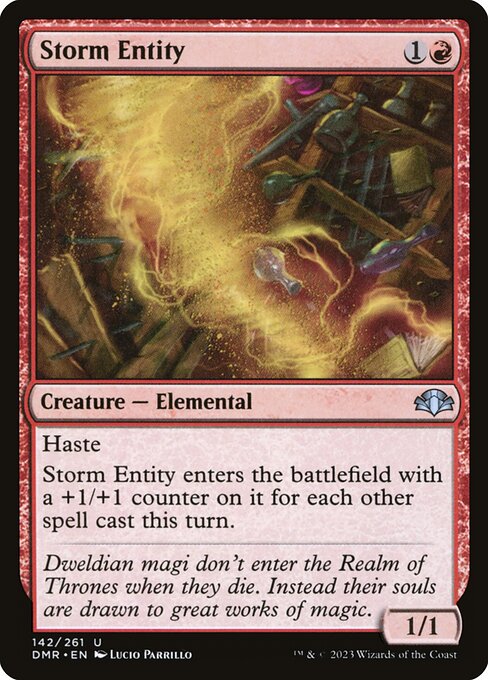 Storm Entity - Dominaria Remastered - U - 142