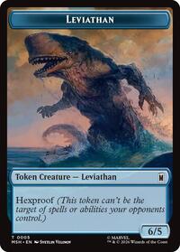 Leviathan // Food Double-Sided Token - Marvel Super Heroes - T - 5 // 19