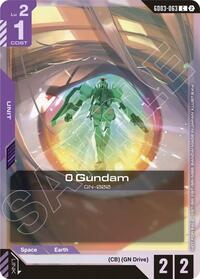 0 Gundam (Store Tournament Participation Pack 05) - Gundam Promotional Cards - Common - GD03-063