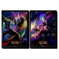 Fundas Protectoras Riftbound: League of Legends - Vi vs Jinx (100 unidades)
