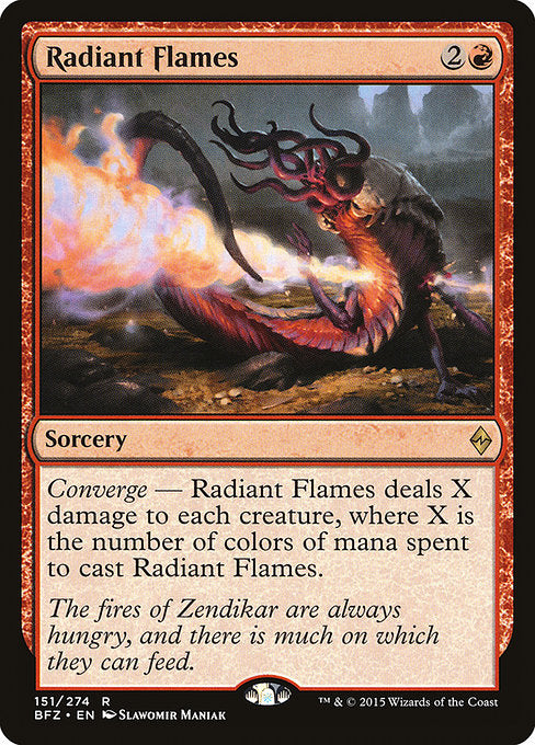 Radiant Flames - Battle for Zendikar - R - 151