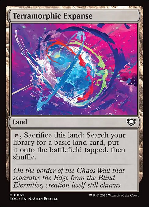 Terramorphic Expanse - Commander: Edge of Eternities - C - 62