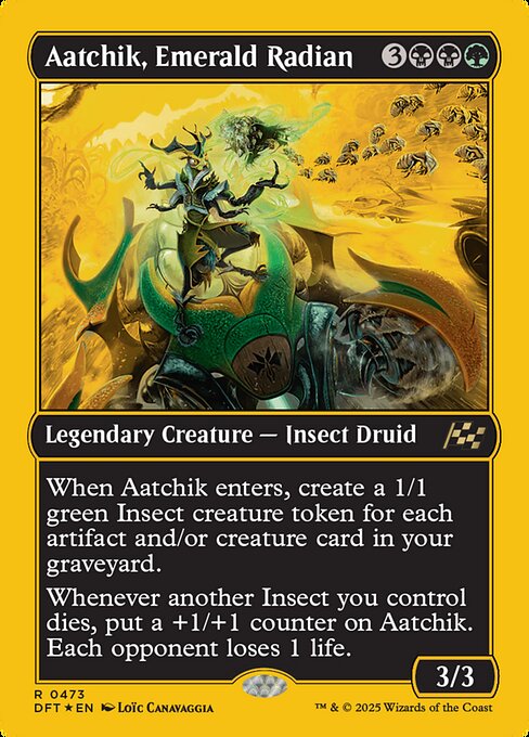 Aatchik, Emerald Radian (First-Place Foil) - Aetherdrift - R - 473