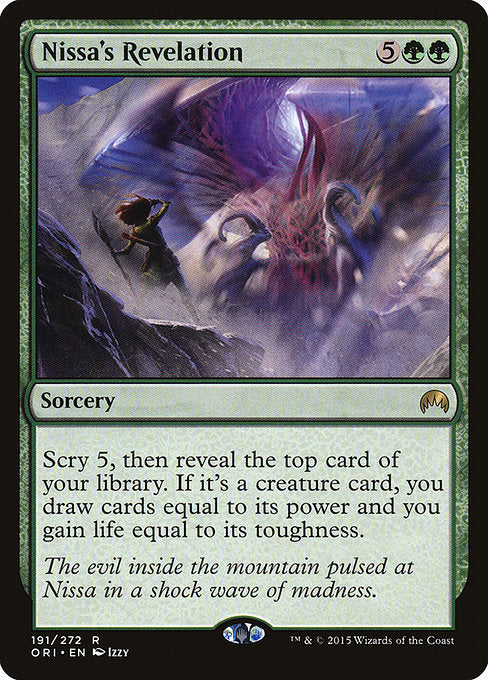 Nissa's Revelation - Prerelease Cards - R - 191