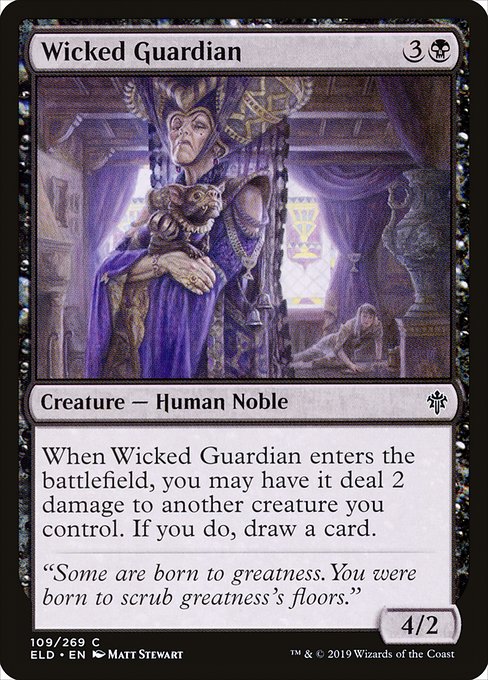 Wicked Guardian - Throne of Eldraine - C - 109