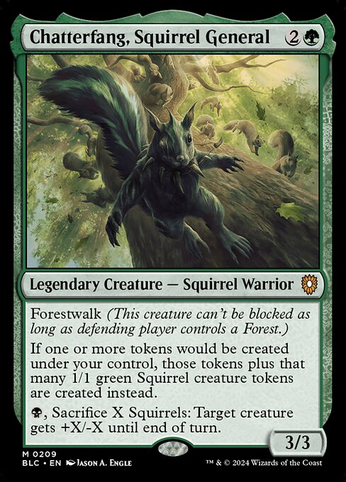 Chatterfang, Squirrel General - Commander: Bloomburrow - M - 209