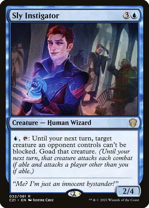 Sly Instigator - Commander 2021 - R - 32