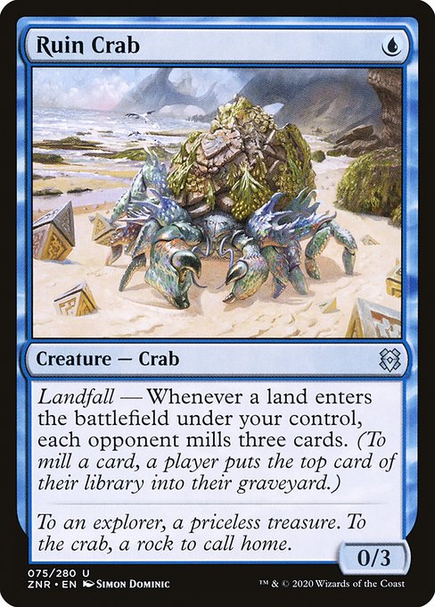 Ruin Crab - Zendikar Rising - U - 75