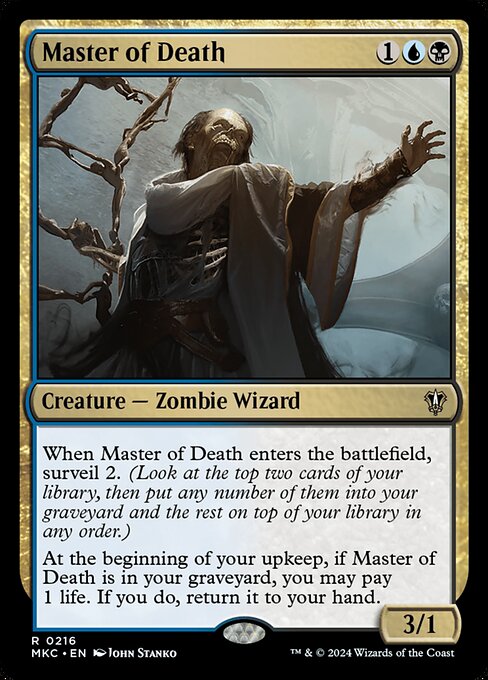 Master of Death - Commander: Murders at Karlov Manor - R - 216