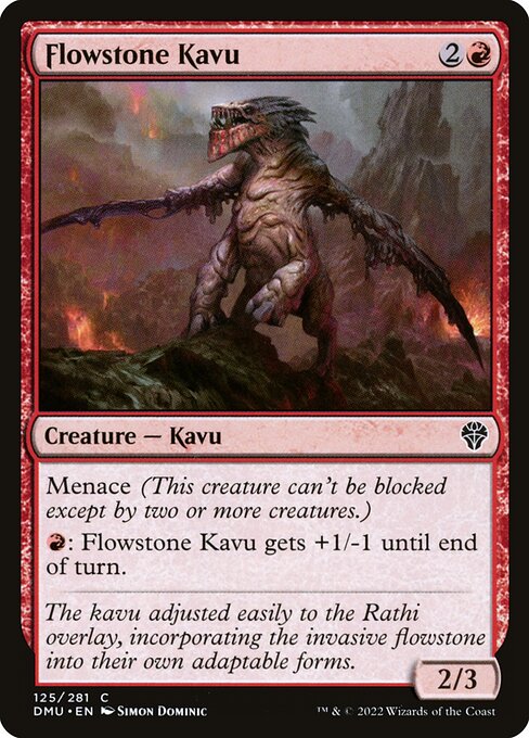 Flowstone Kavu - Dominaria United - C - 125