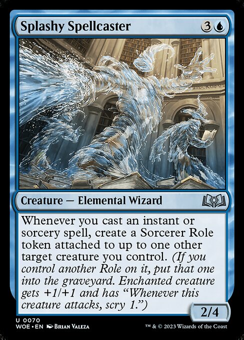 Splashy Spellcaster - Wilds of Eldraine - U - 70