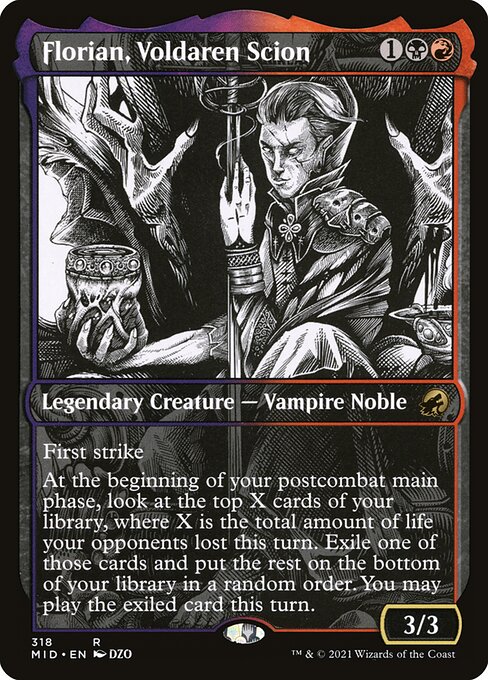 Florian, Voldaren Scion (Showcase) - Innistrad: Midnight Hunt - R - 318