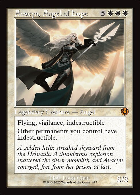 Avacyn, Angel of Hope (Retro Frame) - Innistrad Remastered - M - 477
