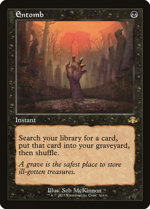 Entomb (Retro Frame) - Dominaria Remastered - R - 304