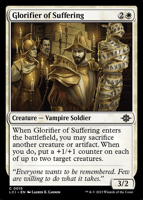 Glorifier of Suffering - The Lost Caverns of Ixalan - C - 15
