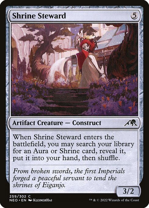 Shrine Steward - Kamigawa: Neon Dynasty - C - 259