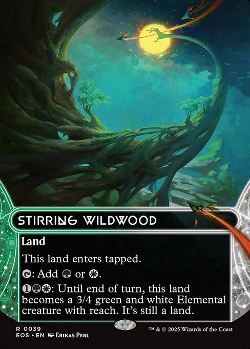 Stirring Wildwood (0039) (Borderless) - Edge of Eternities: Stellar Sights - R - 39