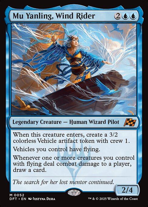 Mu Yanling, Wind Rider - Aetherdrift - M - 52