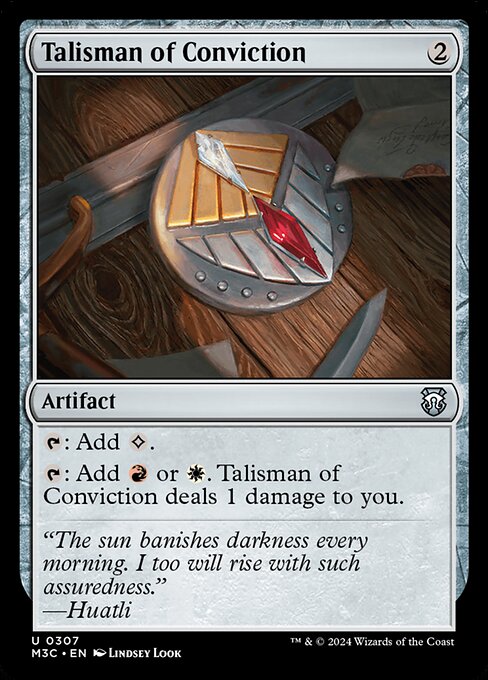 Talisman of Conviction - Commander: Modern Horizons 3 - U - 307