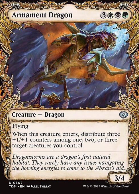 Armament Dragon (Showcase) - Tarkir: Dragonstorm - U - 307