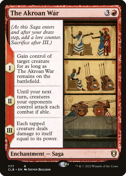 The Akroan War - Commander Legends: Battle for Baldur's Gate - R - 777