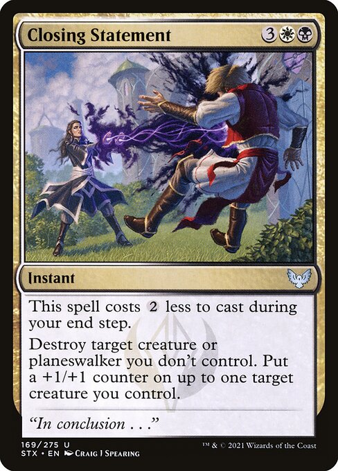 Closing Statement - Strixhaven: School of Mages - U - 169