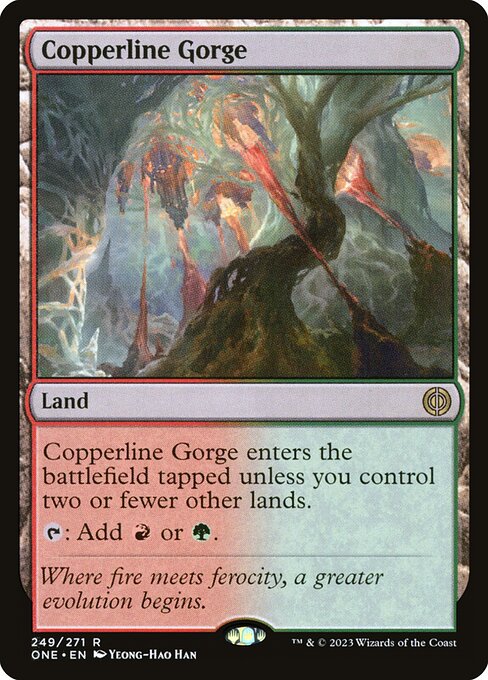 Copperline Gorge - Phyrexia: All Will Be One - R - 249