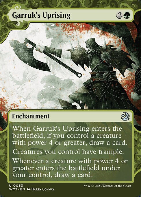 Garruk's Uprising - Wilds of Eldraine: Enchanting Tales - U - 53