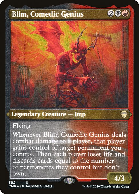 Blim, Comedic Genius (Foil Etched) - Commander Legends - R - 592